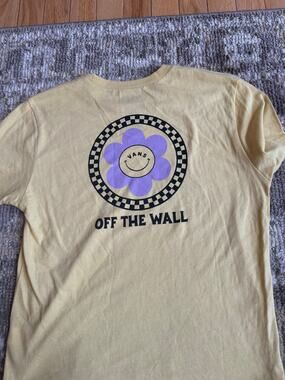 Yellow Girls Vans shirt  X-Large